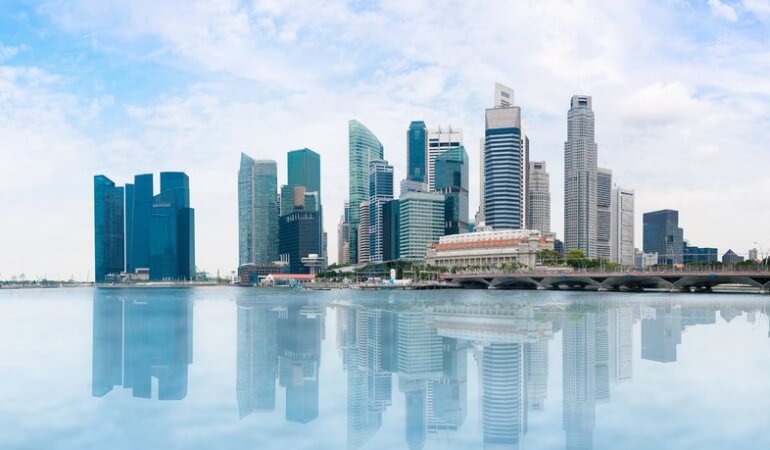 City scape in Singapore